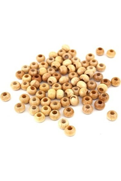 Flea Market 10 мм дървени лакирани мъниста 100 гр.