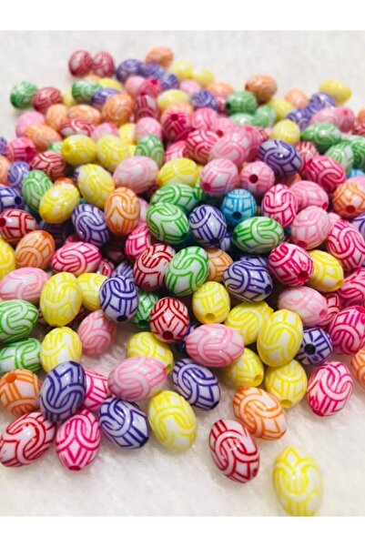 Flea Market 50 броя овални и цветни мъниста за бижута - Декоративни мъниста -...