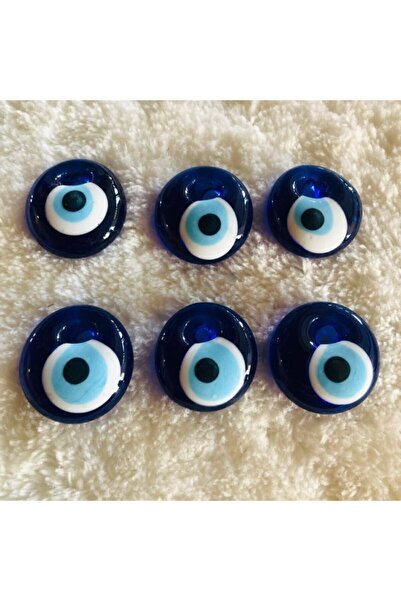 Flea Market 6 قطع خرز عين الشر 3 سم - زينة شجرة - خرز للزينة