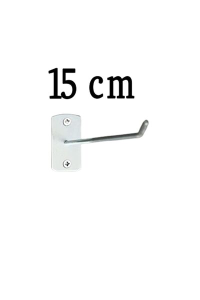 GRİDEKOR خطاف مثبت على الحائط واللوح مقاس 15 سم - 80 خطافًا للمجوهرات المعلقة