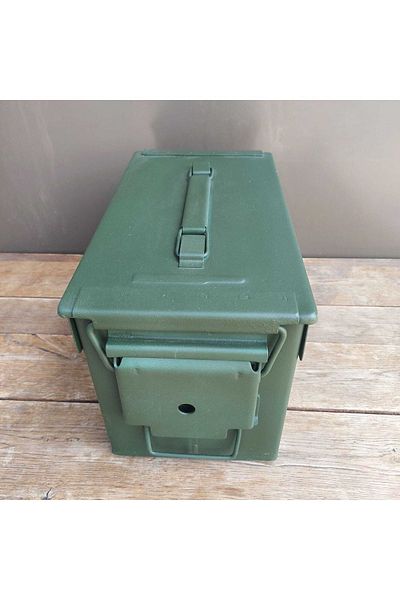 kho military design 30x16x18 Cm Decorative Metal Box