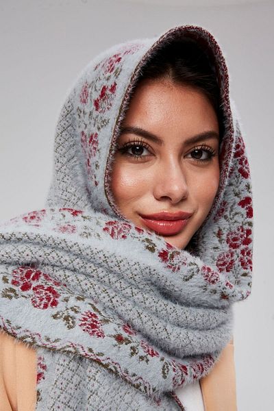 panşalço Gray Beard Neck Shawl