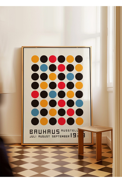 ARTHOUSECOLLECTIVE Plakat izložbe Bauhaus - Plakat bez okvira u dimenzijama s...