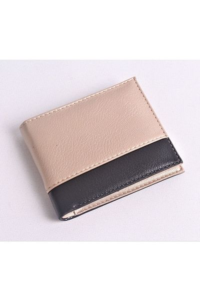Ozka Leather Collection Μαύρο ριγέ μοντέλο πορτοφόλι