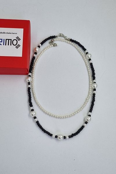 KRIMO Stray Kids Felix Black Necklace Set - Kpop