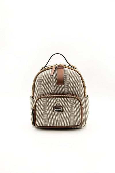 Silver Polo Γυναικείο σακίδιο πλάτης Silver & Polo Beige - Tan Sp1130