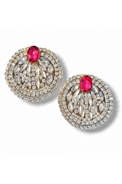 pegu baby collection Zircon JewelleD DiamonD - DiamonD BriDal, WeDDing, Engagement, Kina, EveNing Dress, Prom Earrings