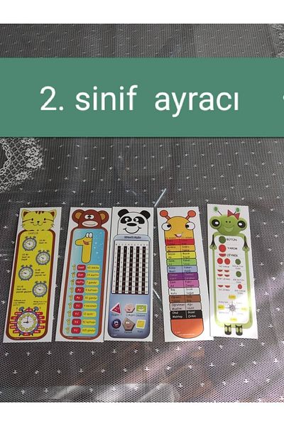 EĞLENCELİ SINIF 2Nd Grade Bookmark 40 Pieces