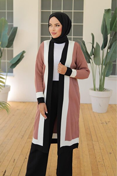 SHİROSA Μακριά γυναικεία ζακέτα Hijab