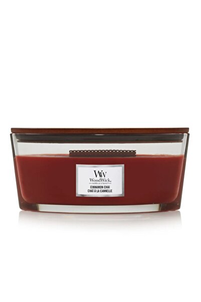Wood Wick Lumânare crocantă Cinnamon Chai Ellipse