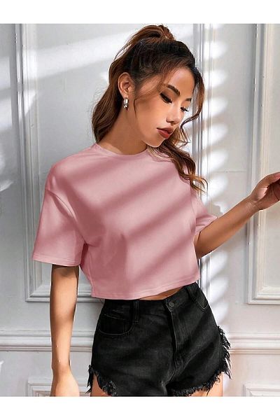 DAXİS Sportwear Company Πολύχρωμο μπλουζάκι Oversize Crop