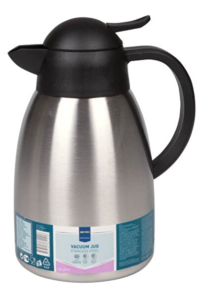 METRO Vakuum Jug Paslanmaz Çelik Termos 1.0 Lt