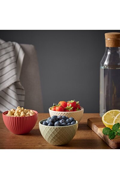 IKEA Kejserlıg 3'lü Kase Seti Renkli