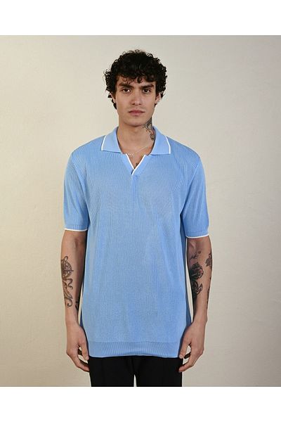 İLKCET MODA Oversize Premium Basic Knitwear T-shirt