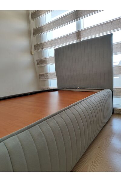 ByDekor Tasarım Sonne ÇİFT KİŞİLİK Baza Kenar KILIFI & Başlık KILIFI TAKIMI