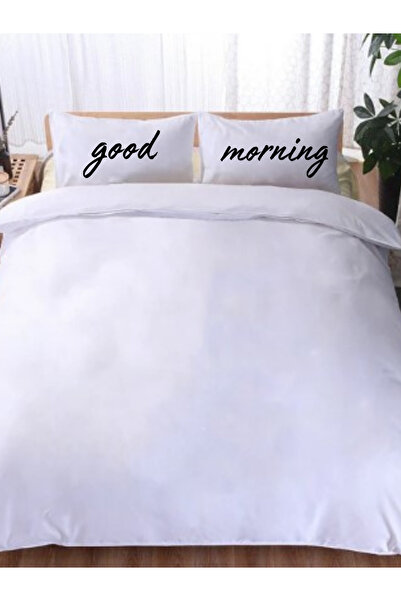 Elbasan Tekstil 2 Μαξιλαροθήκες Good Morning Design 30x50 εκ