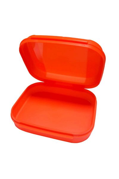 Tupperware Orange Cookie Box - Storage and Lunch Box Hsgl