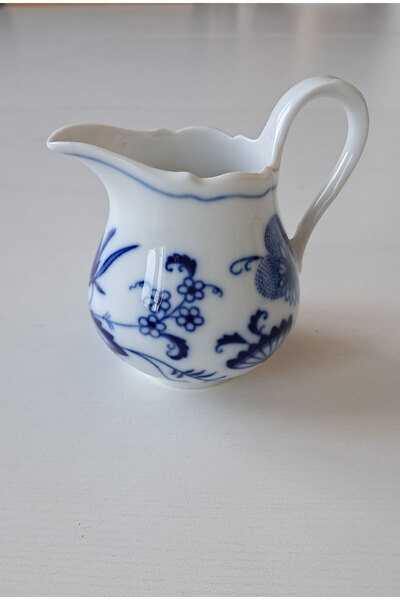 Bavaria Mavi Soğan Desenli Vintage Sütlük veya Sosluk