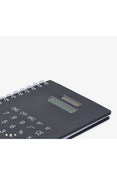 TGROUP Hardcover Notebook with Solar Energy Calculator