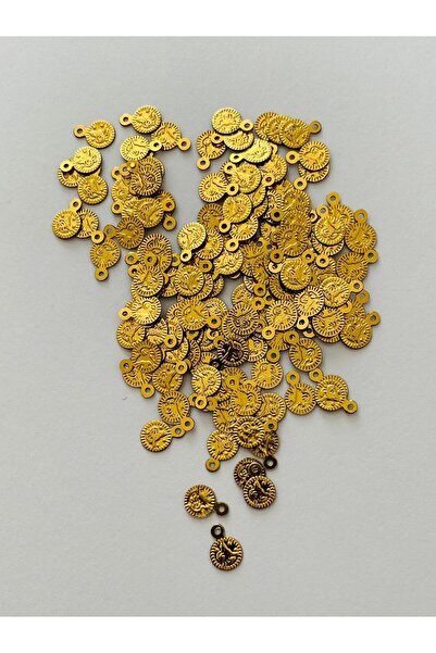Öztürk Öztürk Tuğra ince  Pul Gold. 7mm. 15gr.Paket içeriği tahmini 550 adet.
