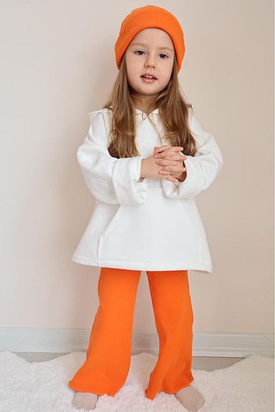 Süslüm Kids Оранжев спортен костюм