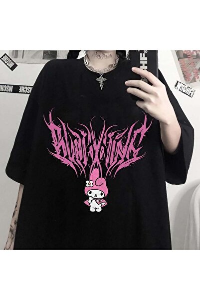 PERISENSE Unisex Femei Bărbați Anime My Melody - Tricou imprimat Sanrio