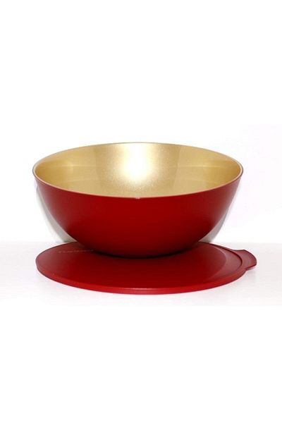 Tupperware Red Storage and Serving Plate 5 lt