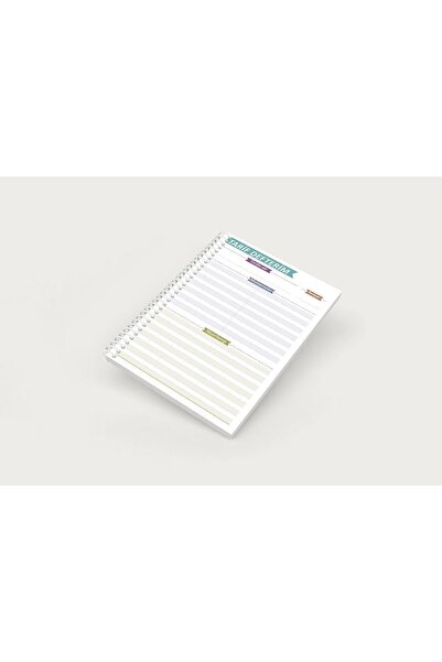 Srctech دفتر وصفات الطعام الحلزوني بحجم A5 50 ورقة