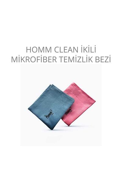 Homm Bitkisel Homm Clean Double Microfiber Cleaning Cloth Set