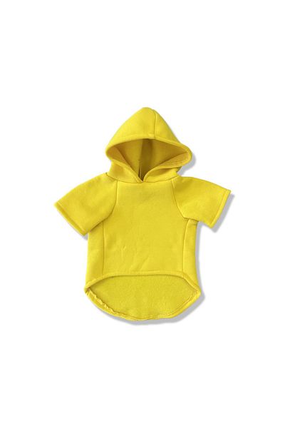 Buddy Store Pikachu Printed Yellow Cat and Dog Outfit Hoodie - Size L