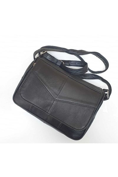 atter Mini geantă de damă din piele naturală (22 cm x 16 cm)
