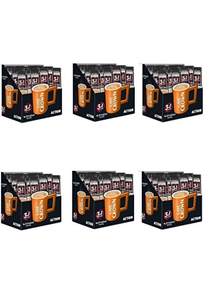 Cafe Crown 3 in 1 Action 24 Pcs 18 Gr X 6 Pieces
