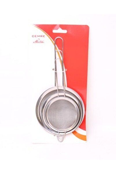 CEMRE مصفاة سلكية مكونة من 3 قطع من الفولاذ المقاوم للصدأ معدنية 3