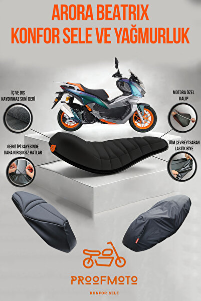 PROOFMOTO Arora Beatrix Konfor Sele Ve Yağmurluk Kılıf