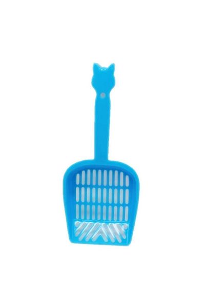 Pettrend Blue Small Size Cat Toilet Sand Cleaning Sifting Shovel Multi-Purpose Plastic Shovel