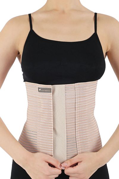 Flexy Medical 26cm Colostomy Corset - Postoperative Protection, Abdominal Corset and Bag