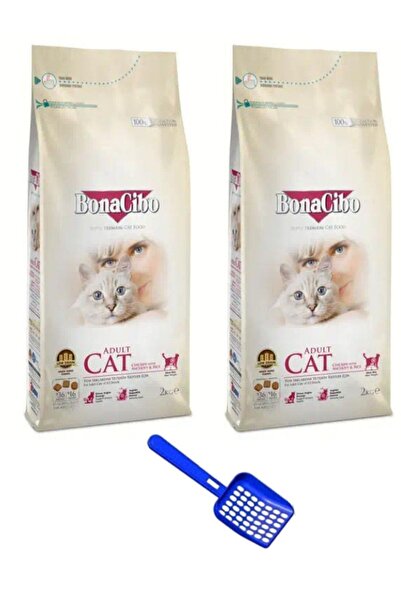 BonaCibo Adult Cat Tavuklu Hamsi Ve Pirinç Eşliğinde Yetişkin Kedi Maması 2 K...