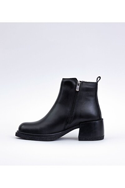 Bulls & Gulls Hakiki Deri Ökçeli Kauçuk Taban Kadın Bot