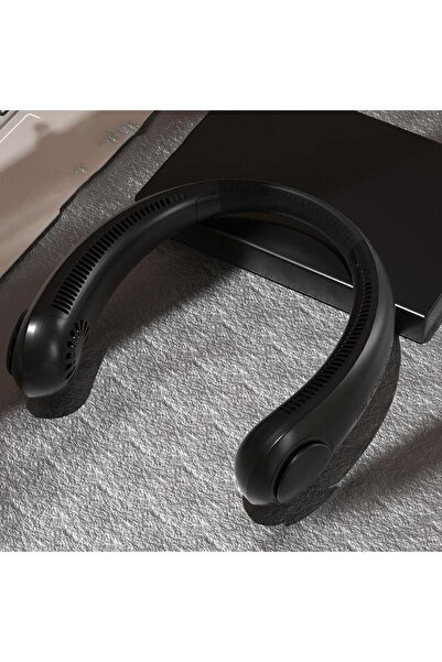 AET Boyun Askılı Giyilebilir Kablosuz Şarjlı Taşınabilir Mini Soğutucu Boyun Fanı