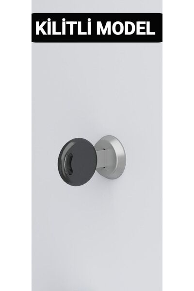 DECOBOX Paris Led Aydınlatmalı Boy Aynalı Takı Dolabı Kilitli