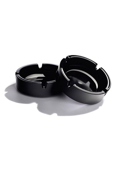 Paşabahçe Bistro 2-Piece Ashtray Set - 54036 Sodalime Glass