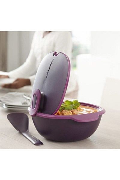 Tupperware Purple Elegant Thermos Pot 3.4 lt