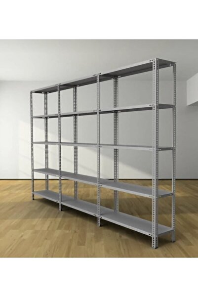 RafKing 43x180x200cm 5 Katlı Triple Galvaniz Çelik Raf
