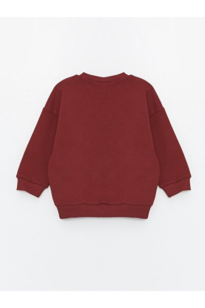 LC Waikiki Nyakú, nyomott pulóver és melegítőnadrág kisfiúnak - 2 db-os készlet