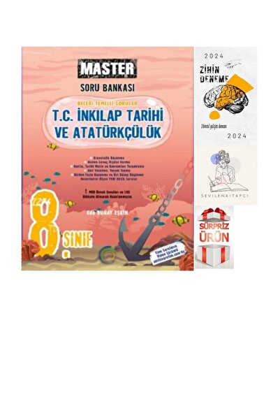 Okyanus Yayıncılık OKYANUS 8.SINIF MASTER SOSYAL SB+ZİHİN DENEME+HEDİYE(SEVİL...