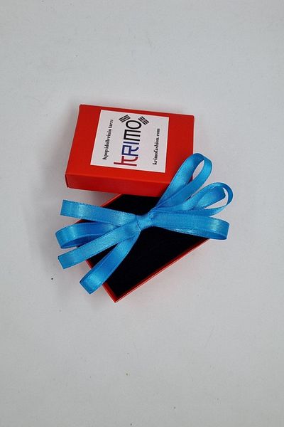 KRIMO Kpop Ive Wonyoung Blue Bow Hair Clip