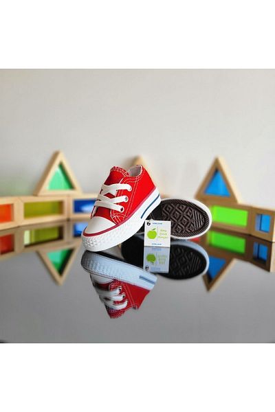 elma bebe Unisex Girls Boys Baby Kids Short Lace-Up Canvas Linen Sneaker Sneakers