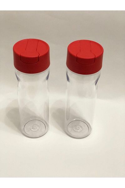 Tupperware Gülland Duru Oil Pot 2 Pieces 1 Lt Red Lid Oil Pot