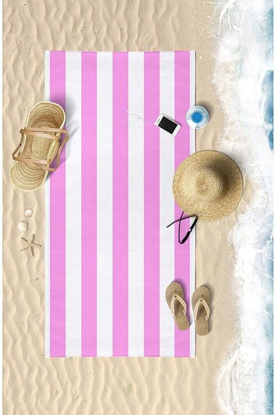 VEVİEN HOME Dungi Imprimate Digital 75x150 Cm Prosop De Plaja Liliac