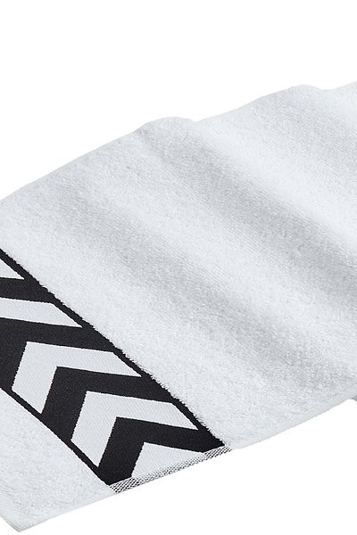 VEVİEN HOME Sergeant 30x100 cm 100% βαμβάκι (450 GSM) Λευκές πετσέτες αθλητικών πετσετών 2 συσκευασιών Fitness Gym Golf Boxing Πετσέτα